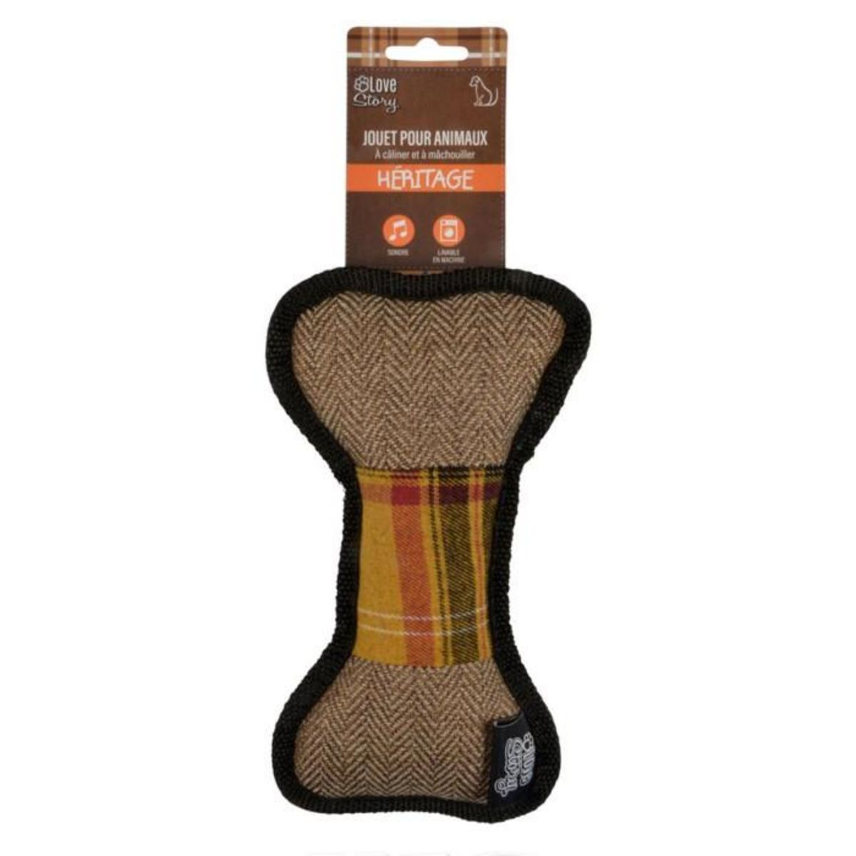 Paris Prix Jouet pour Chien Sonore  Héritage  35cm Noisette