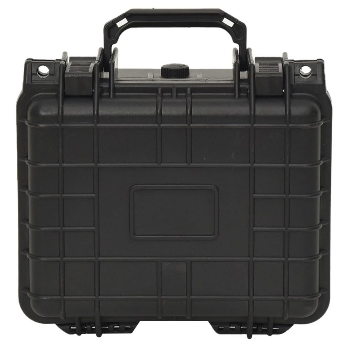 VIDAXL Valise de vol portable Noir 27x25x18 cm PP