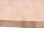 Voir la diapositive 3 : VIDAXL Dessus de table Ø60x1,5 cm rond bois massif de hetre