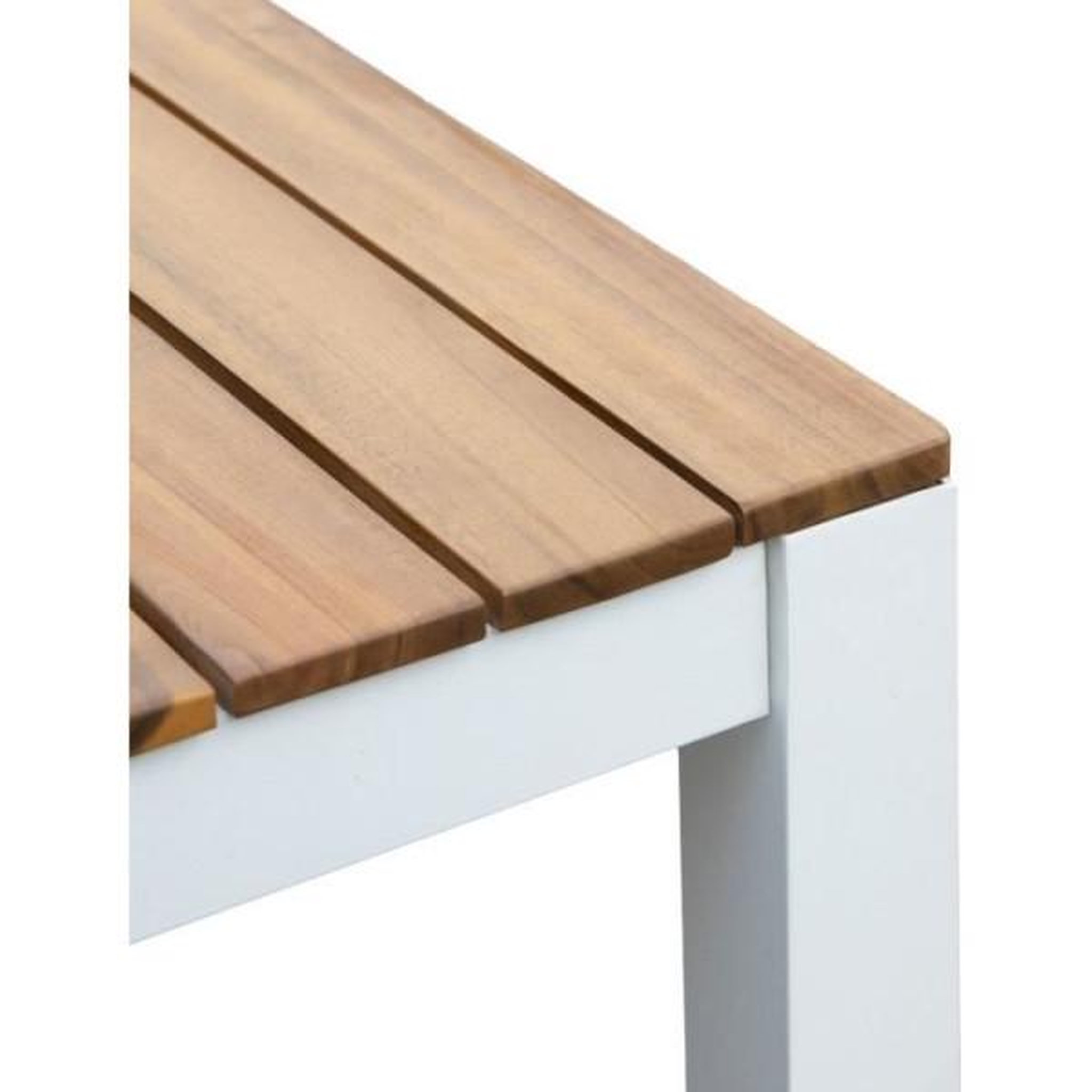 Voir la diapositive 4 : MARKET24 Table de jardin rectangulaire en bois d'Acacia - 6 personnes - l160 x P90 x H75 cm - NAREL