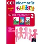 RIBAMBELLE CE1 SERIE ROUGE. CAHIER D'ACTIVITE 2 ET LIVRET D'ENTRAINEMENT A LA LECTURE 2, EDITION 2016, Demeulemeester Jean-Pierre