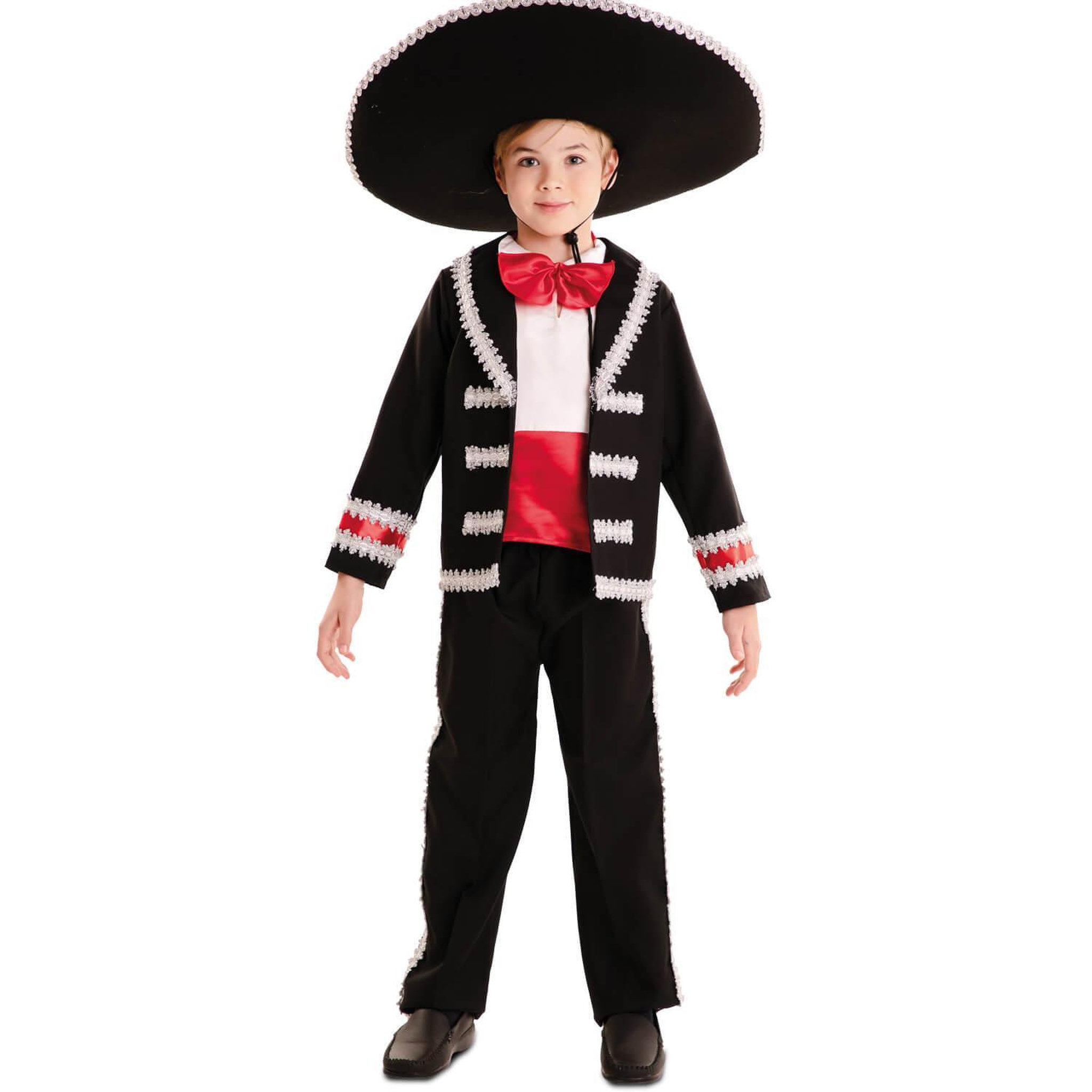 Voir la diapositive 1 : EURO CARNAVALES Déguisement Mexicain - Garçon - 10/12 ans (140 à 152 cm)
