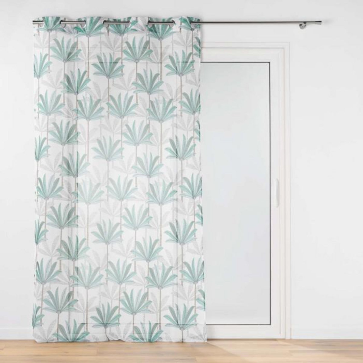 Paris Prix Rideau Voilage à Œillets  Oasis  140x240cm Vert