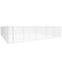 Voir la diapositive 1 : VIDAXL Chenil exterieur pour chiens Acier galvanise 950x950x185 cm