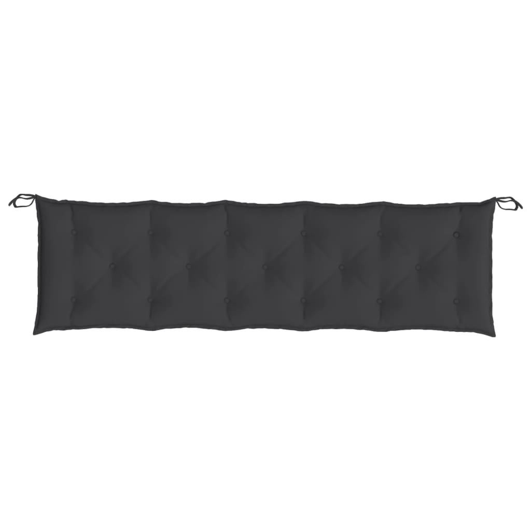 Voir la diapositive 4 : VIDAXL Coussin de banc de jardin noir 180x50x7 cm tissu oxford