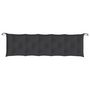 Voir la diapositive 4 : VIDAXL Coussin de banc de jardin noir 180x50x7 cm tissu oxford