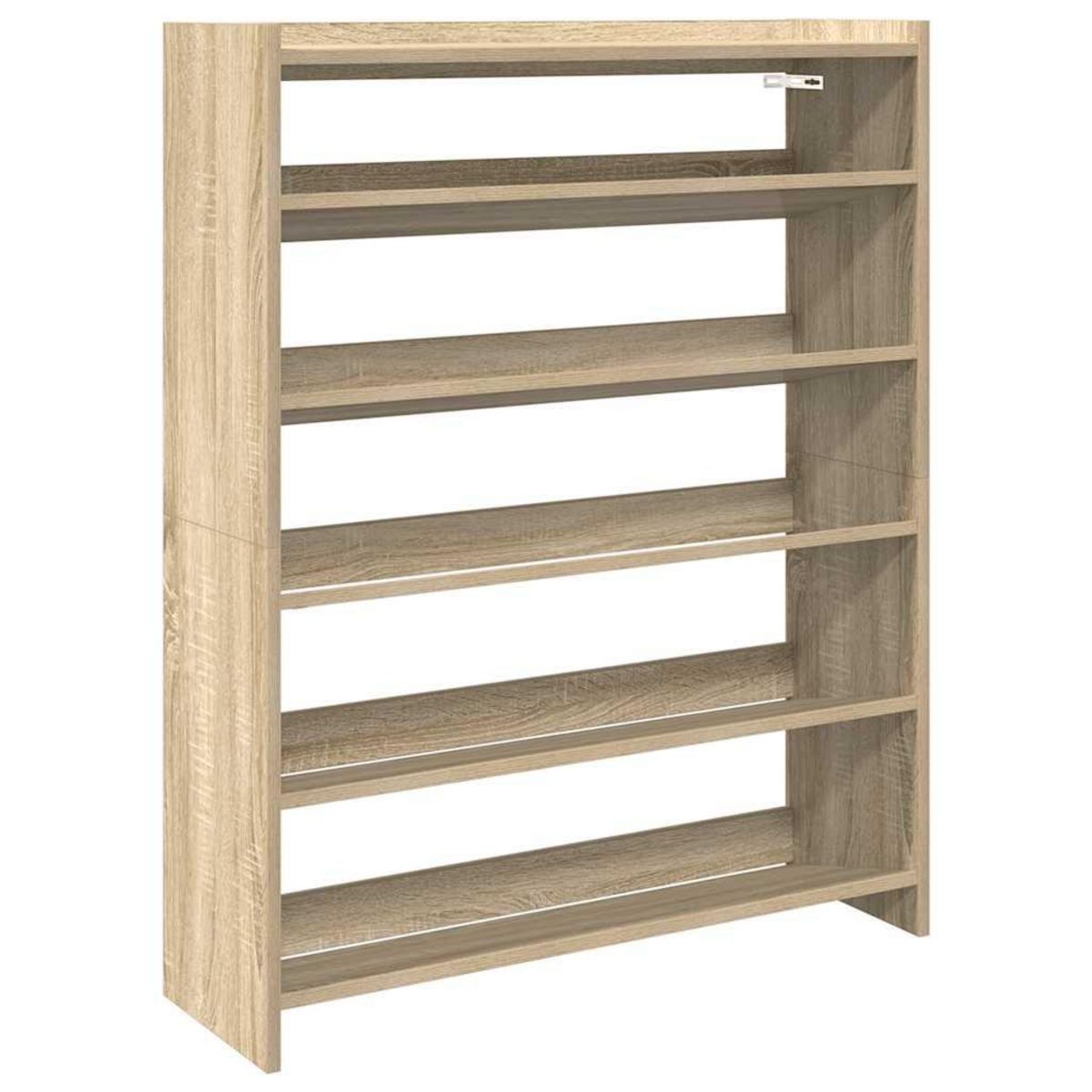 VIDAXL Etagere a chaussures chene sonoma 80x25x100cm bois d'ingenierie