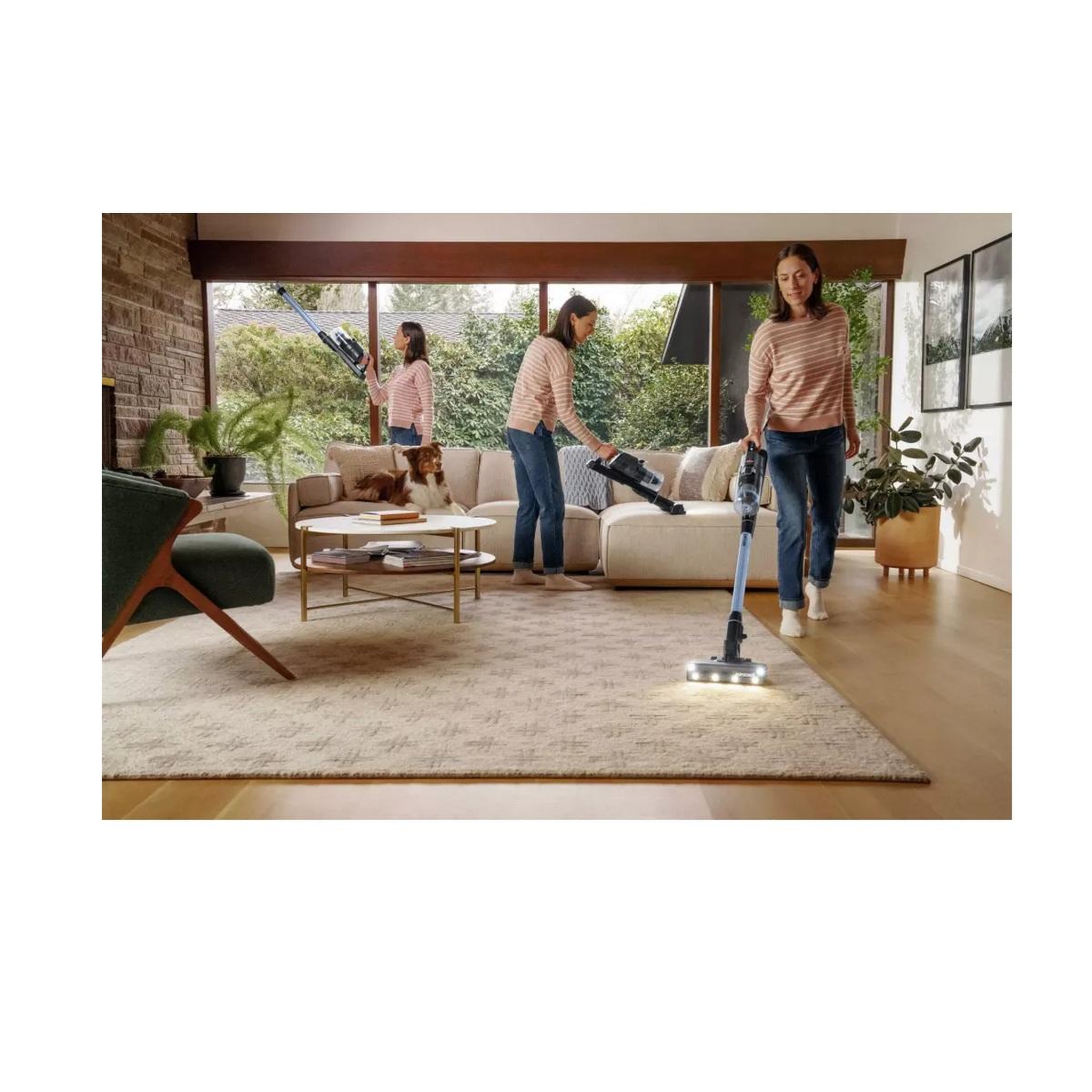 Voir la diapositive 3 : BISSELL Aspirateur balai rechargeable 25.2v bleu - 4090n