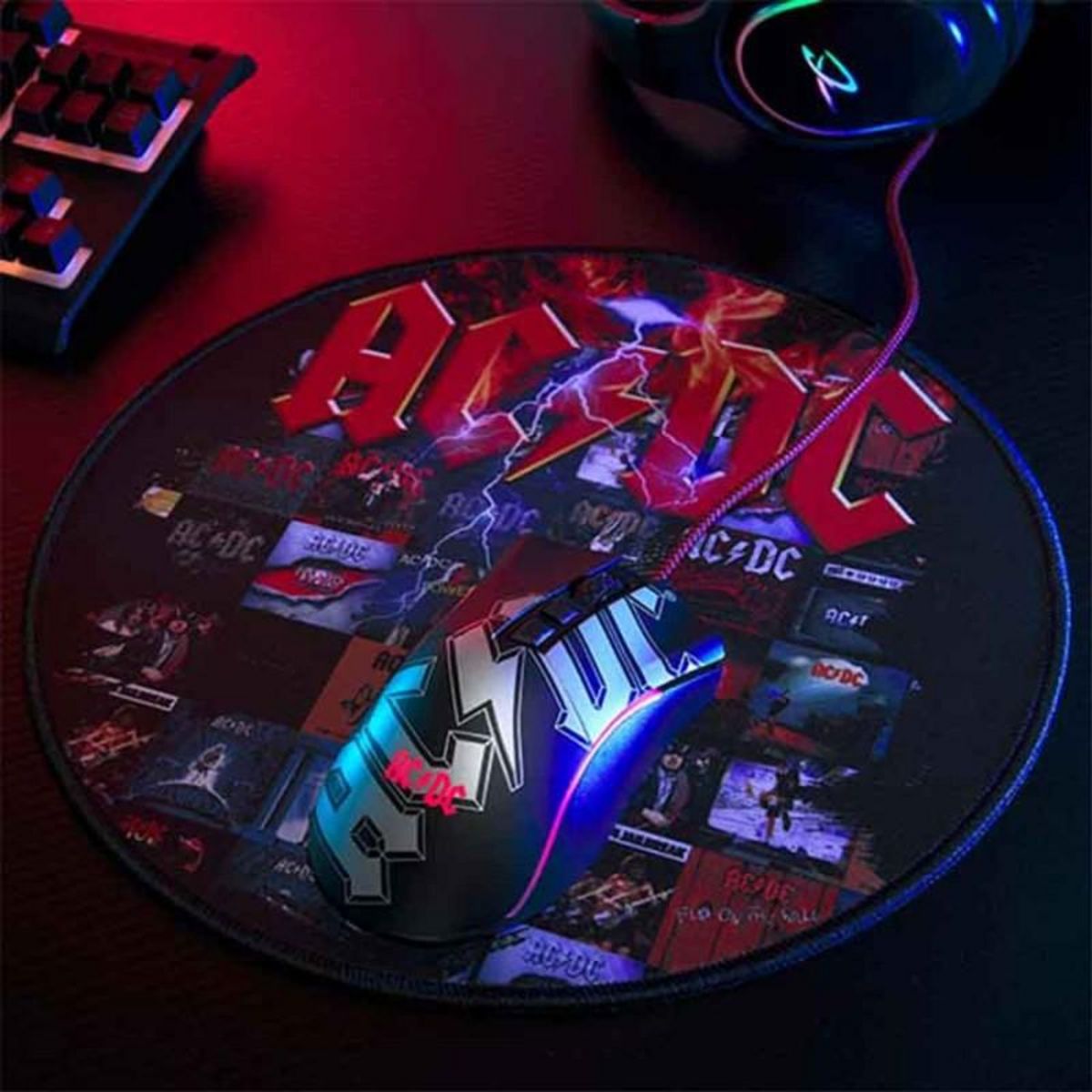 Subsonic Tapis de souris gaming AC/DC