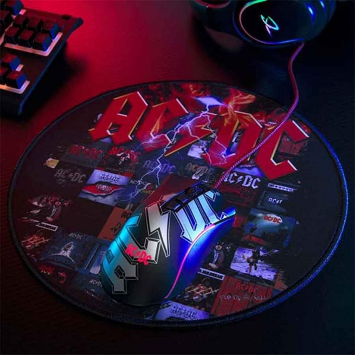 Subsonic Tapis de souris gaming AC/DC