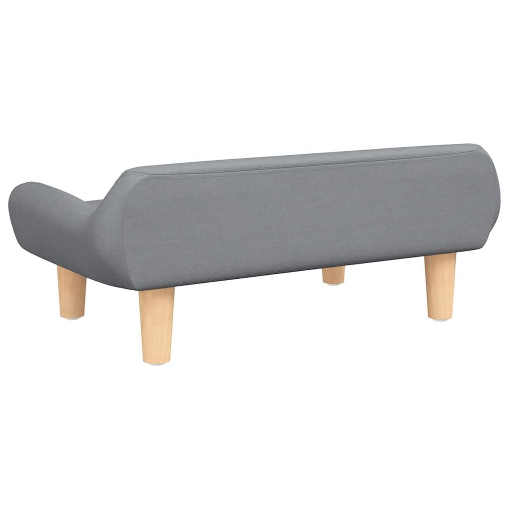 Voir la diapositive 5 : VIDAXL Lit pour chien gris clair 70x40x24 cm tissu