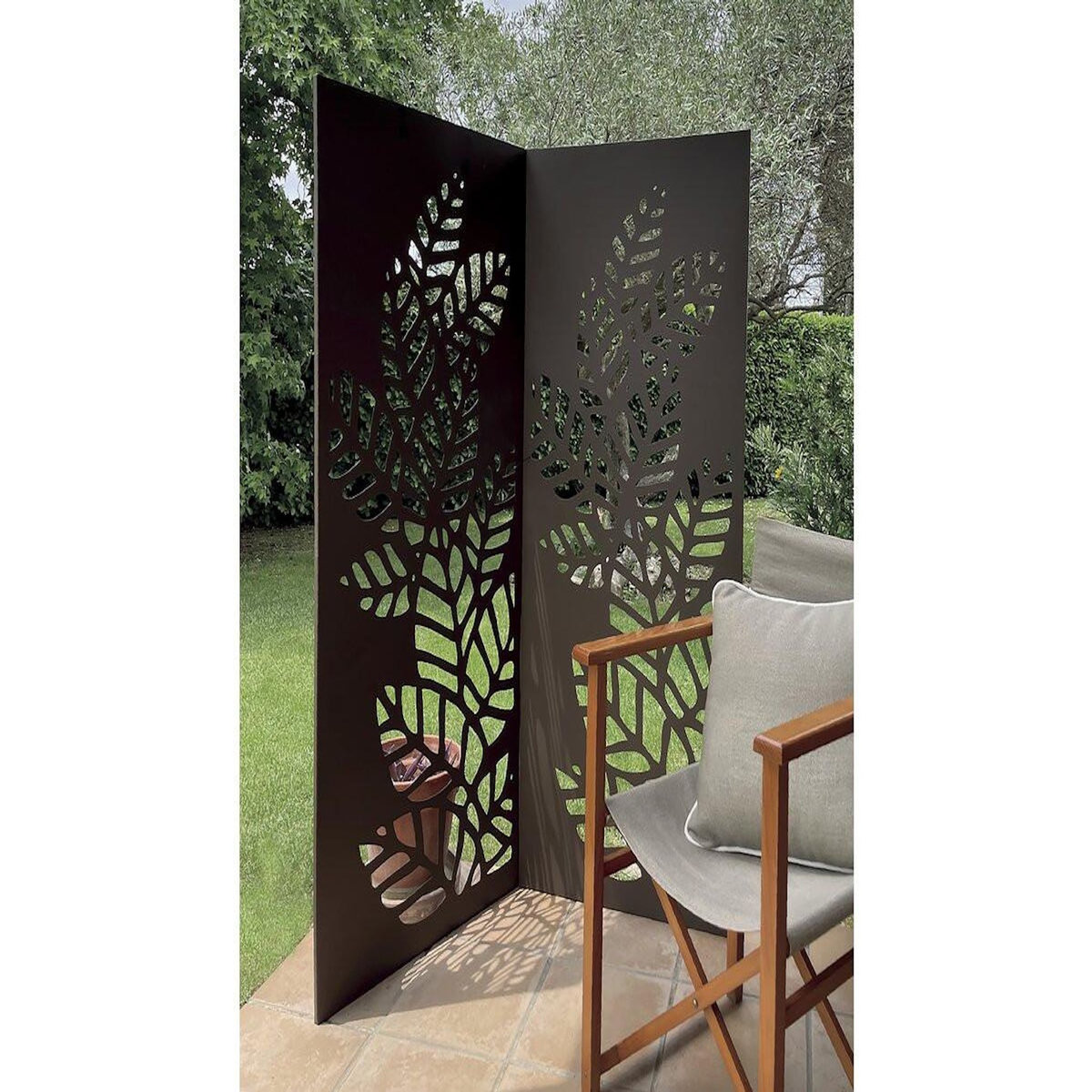 Habitat et Jardin Panneau décoratif -   Athea   - Lot de 4 - 0.60 x 1.50 m - Taupe