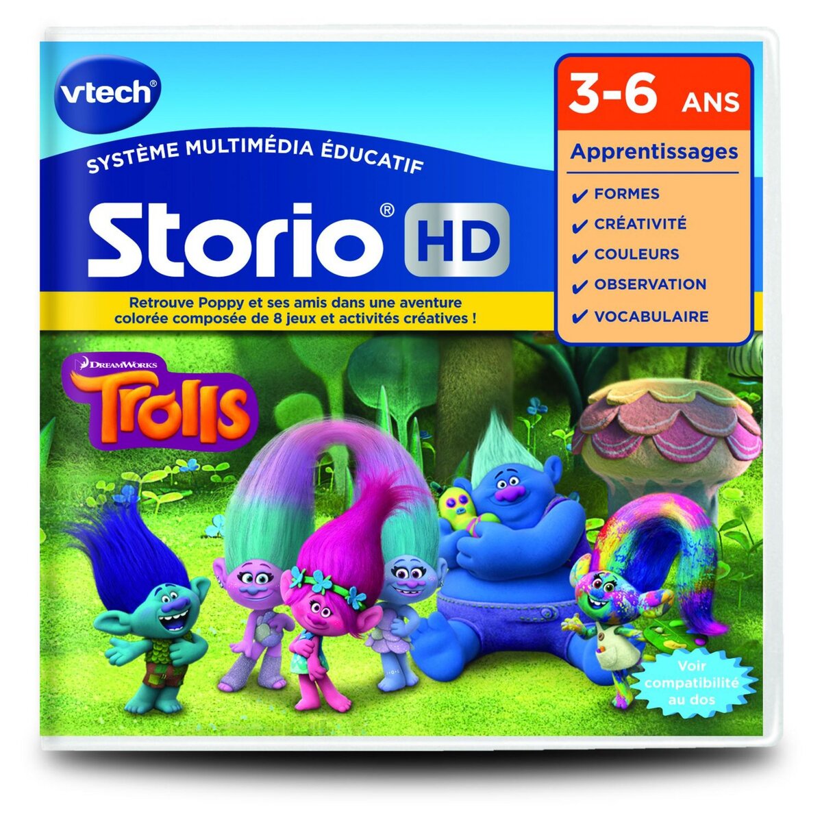VTECH Jeu HD Storio - Trolls 