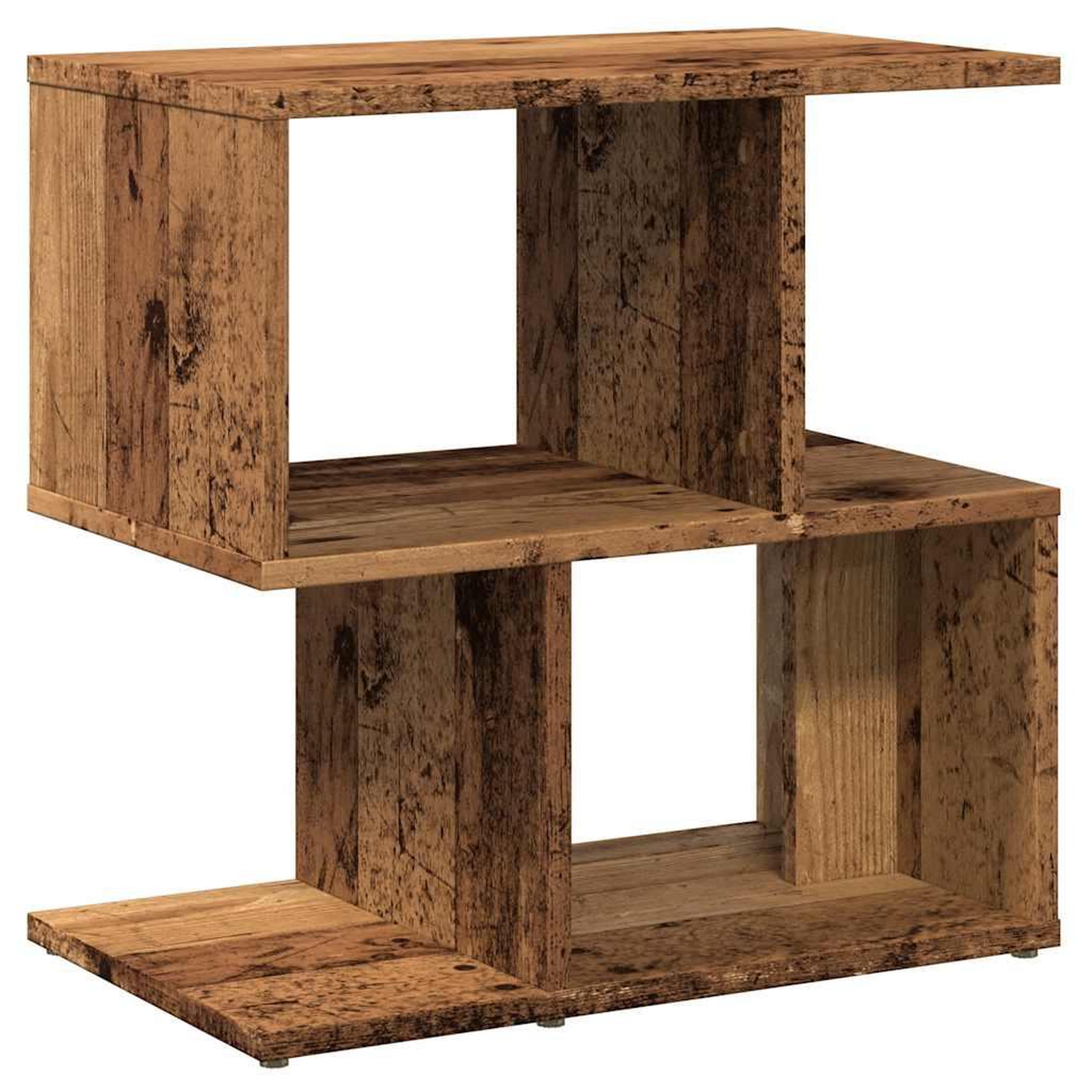 Voir la diapositive 2 : VIDAXL Table de chevet vieux bois 50x30x51,5 cm bois d'ingenierie