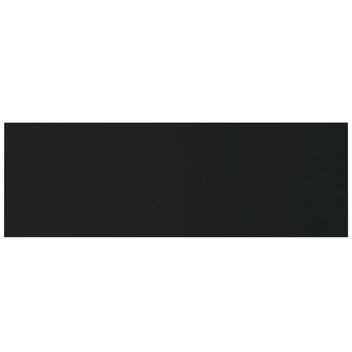 VIDAXL Tete de lit murale Noir 240x1,5x80 cm Bois d'ingenierie