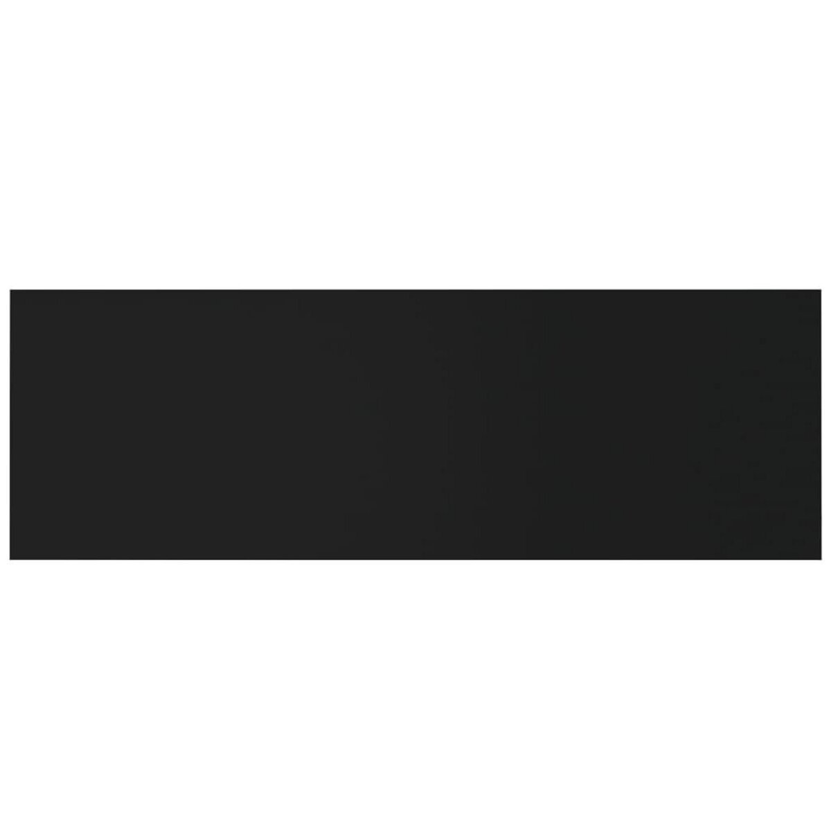 VIDAXL Tete de lit murale Noir 240x1,5x80 cm Bois d'ingenierie