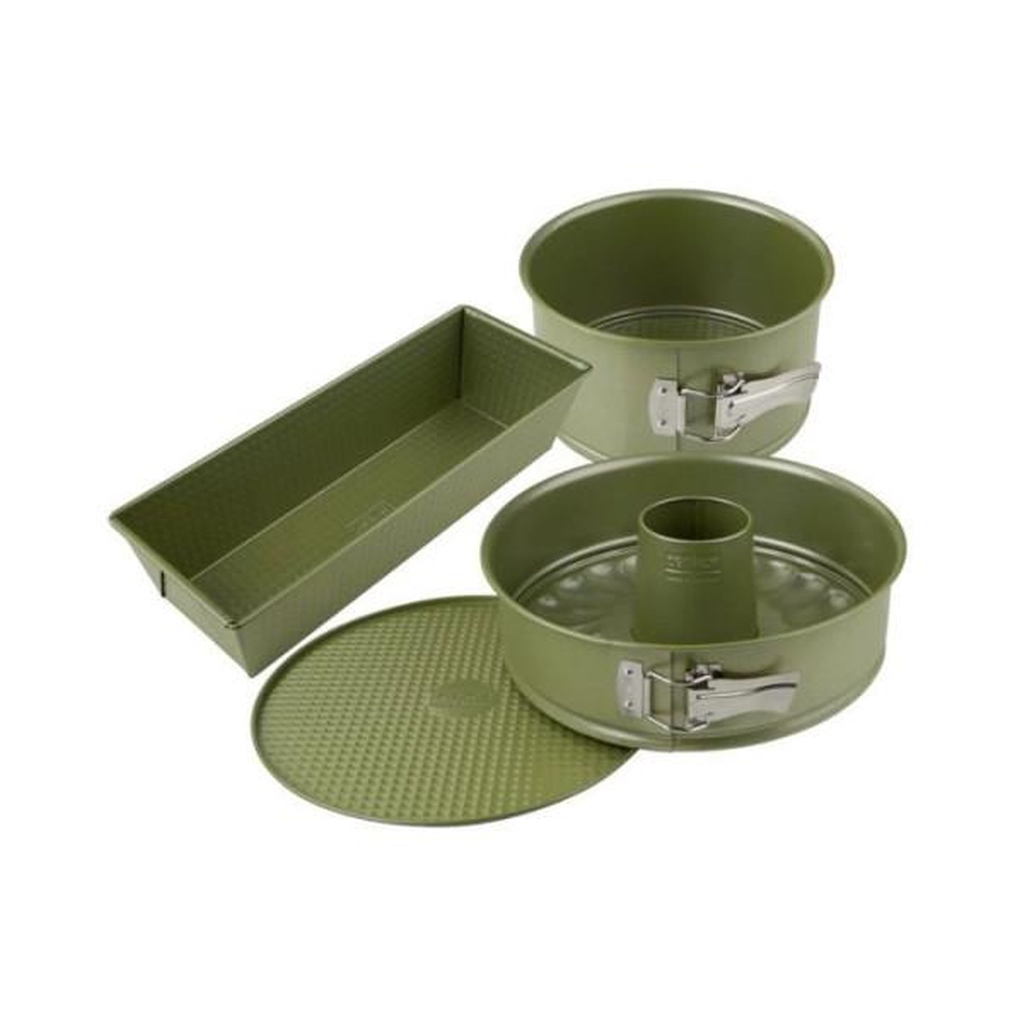 ZENKER Ensemble de 3 moules a gâteaux - ZENKER - Green Vision - 18 a 30 cm