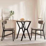 VIDAXL Pieds de table a manger cadre en Y 60x40x73 cm acier