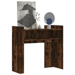 VIDAXL Table console chene fume 100x35x90 cm bois d'ingenierie