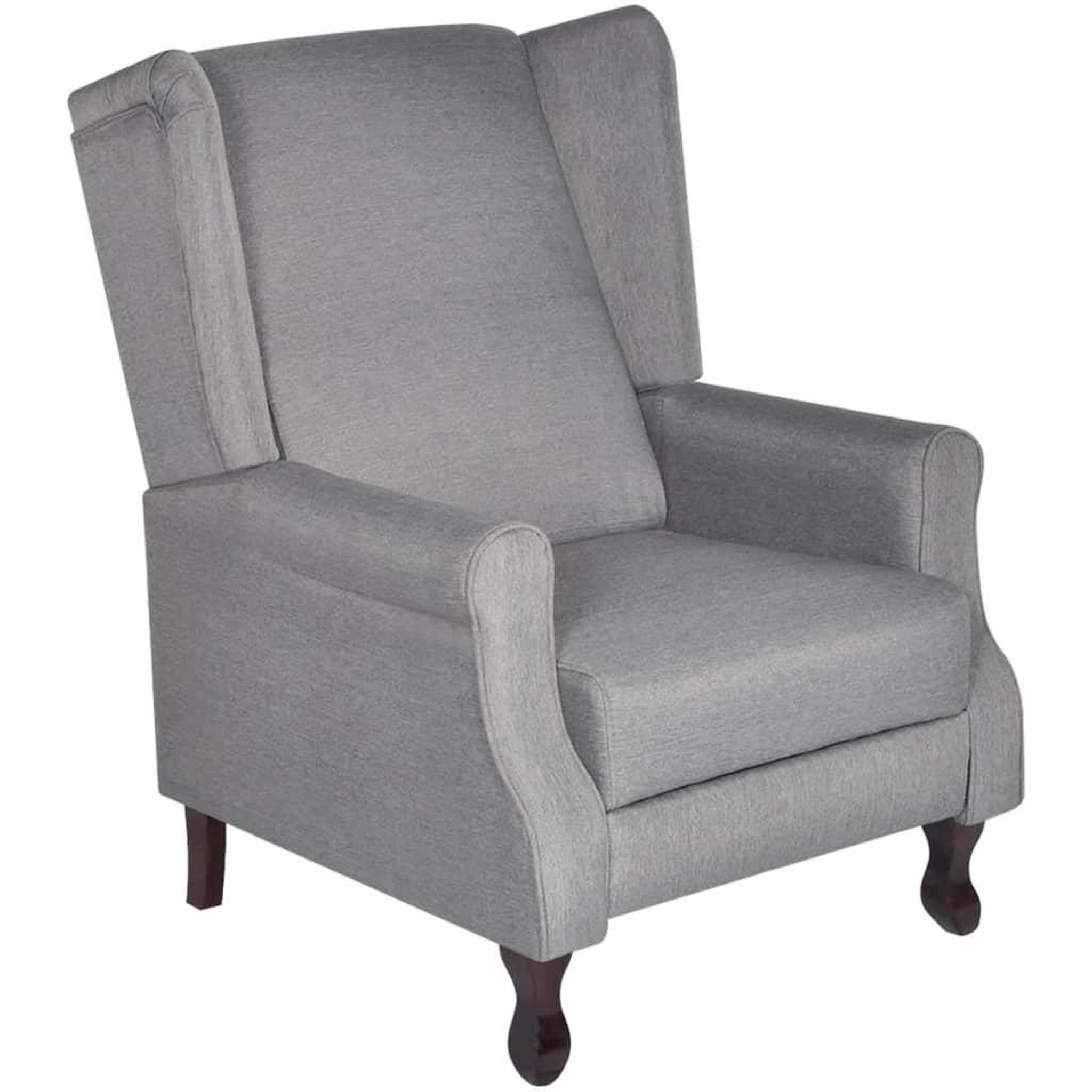 Voir la diapositive 1 : VIDAXL Fauteuil gris tissu
