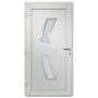 VIDAXL 3057571 Front Door Anthracite 98x200 cm (147148+203899)