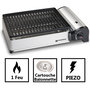 Voir la diapositive 3 : Kemper Barbecue à gaz 1900W Grille anti adhesive + 16 cartouches gaz camping KEMPER
