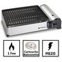 Voir la diapositive 3 : Kemper Barbecue à gaz 1900W Grille anti adhesive + 16 cartouches gaz camping KEMPER