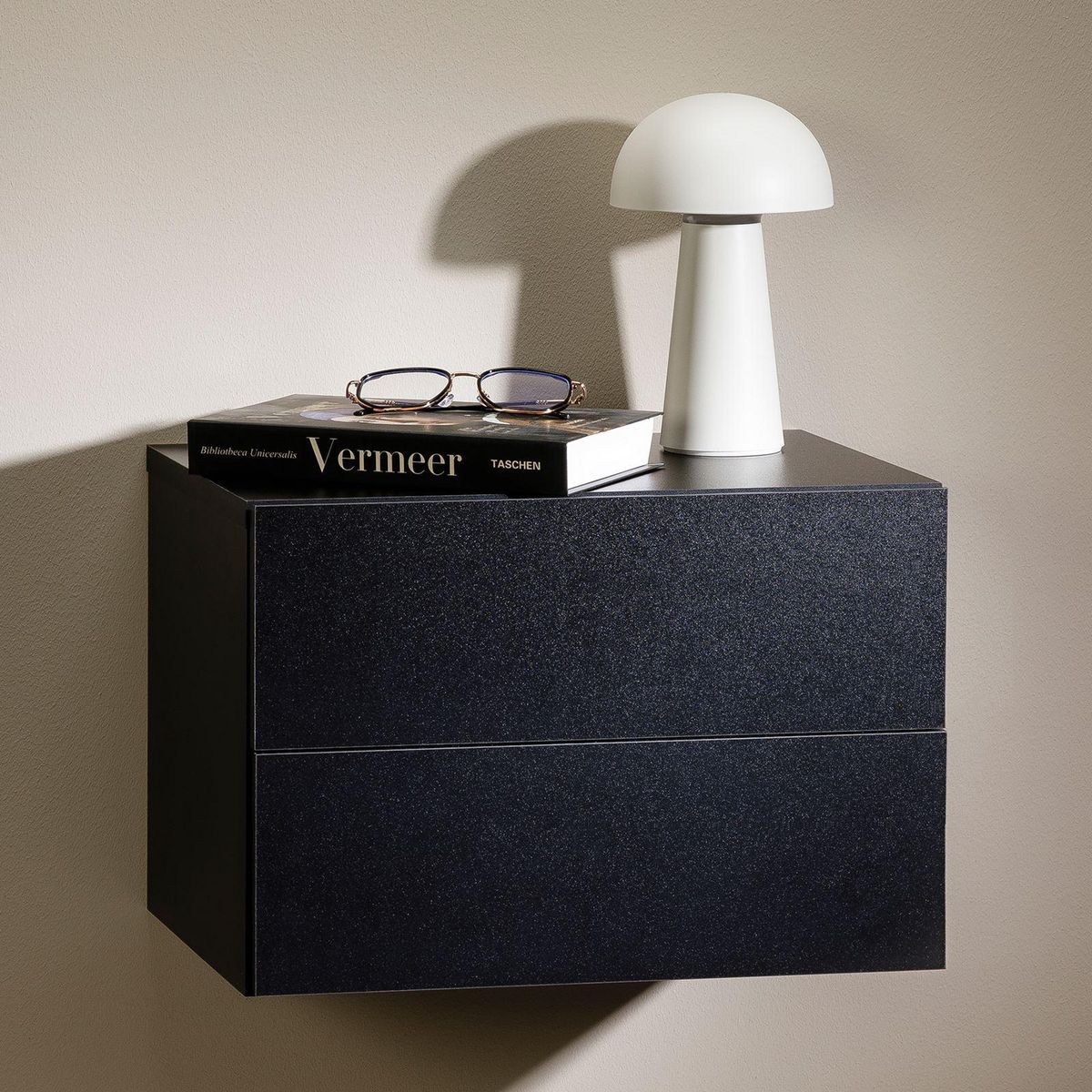 IDIMEX Chevet suspendu FLORENT, en mélaminé