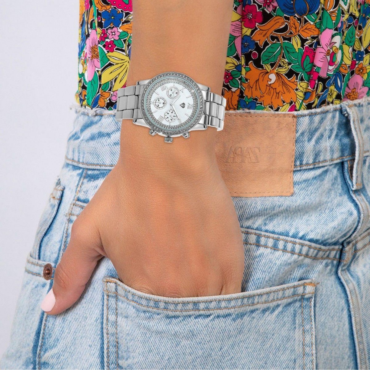 SC CRYSTAL Montre Mayane élégante ornée de Cristaux scintillants par SC Crystal