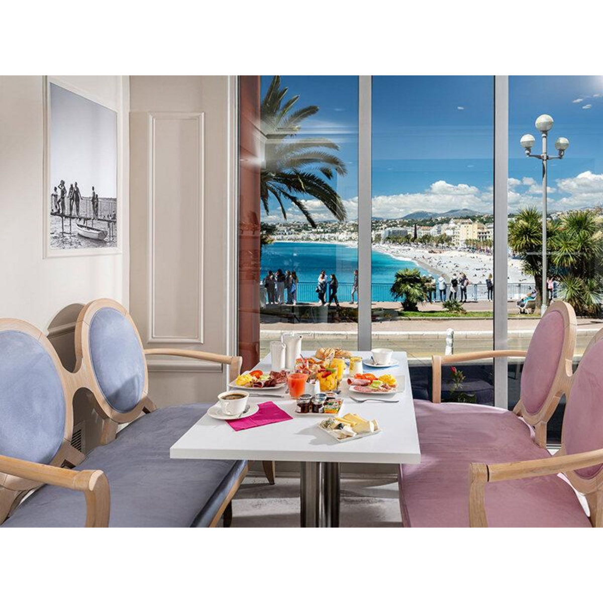 Smartbox Séjour romantique sur la Côte d'Azur : 2 jours en hôtel 4* à Nice - Coffret Cadeau Séjour
