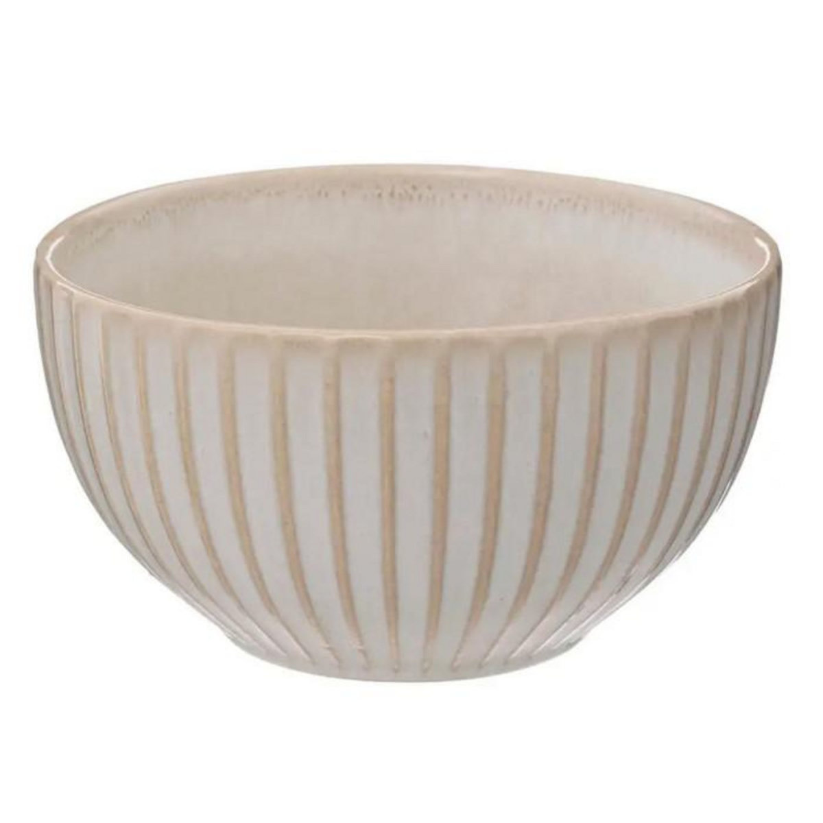 SECRET DE GOURMET Lot de 6 Bols en Céramique  Seav  63cl Crème