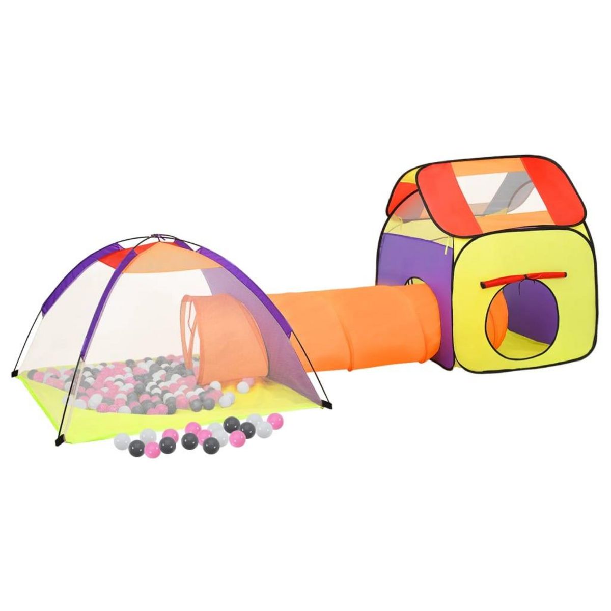 VIDAXL Tente de jeu pour enfants avec 250 balles Multicolore