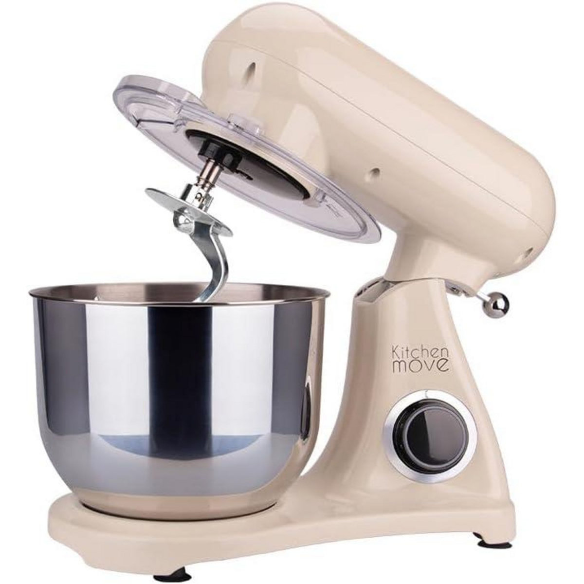 Kitchen move Robot pâtissier multifonctions 6.5l 1800w crème - bat-1522