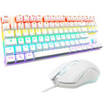 THE G-LAB Pack clavier et souris gamer COMBO MERCURY/W FR 2 EN 1