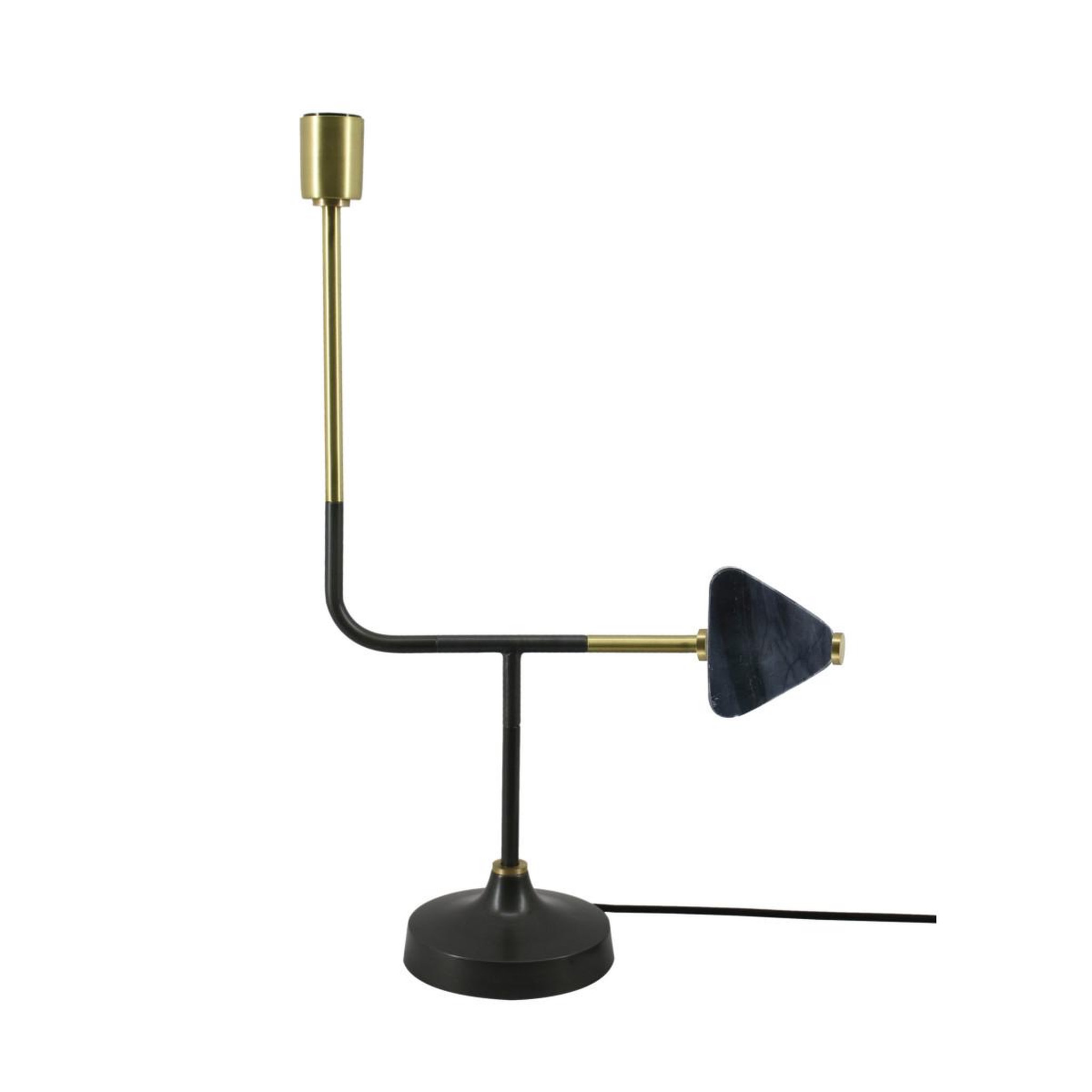 Paris Prix Lampe à Poser Design  Casey  36cm Noir