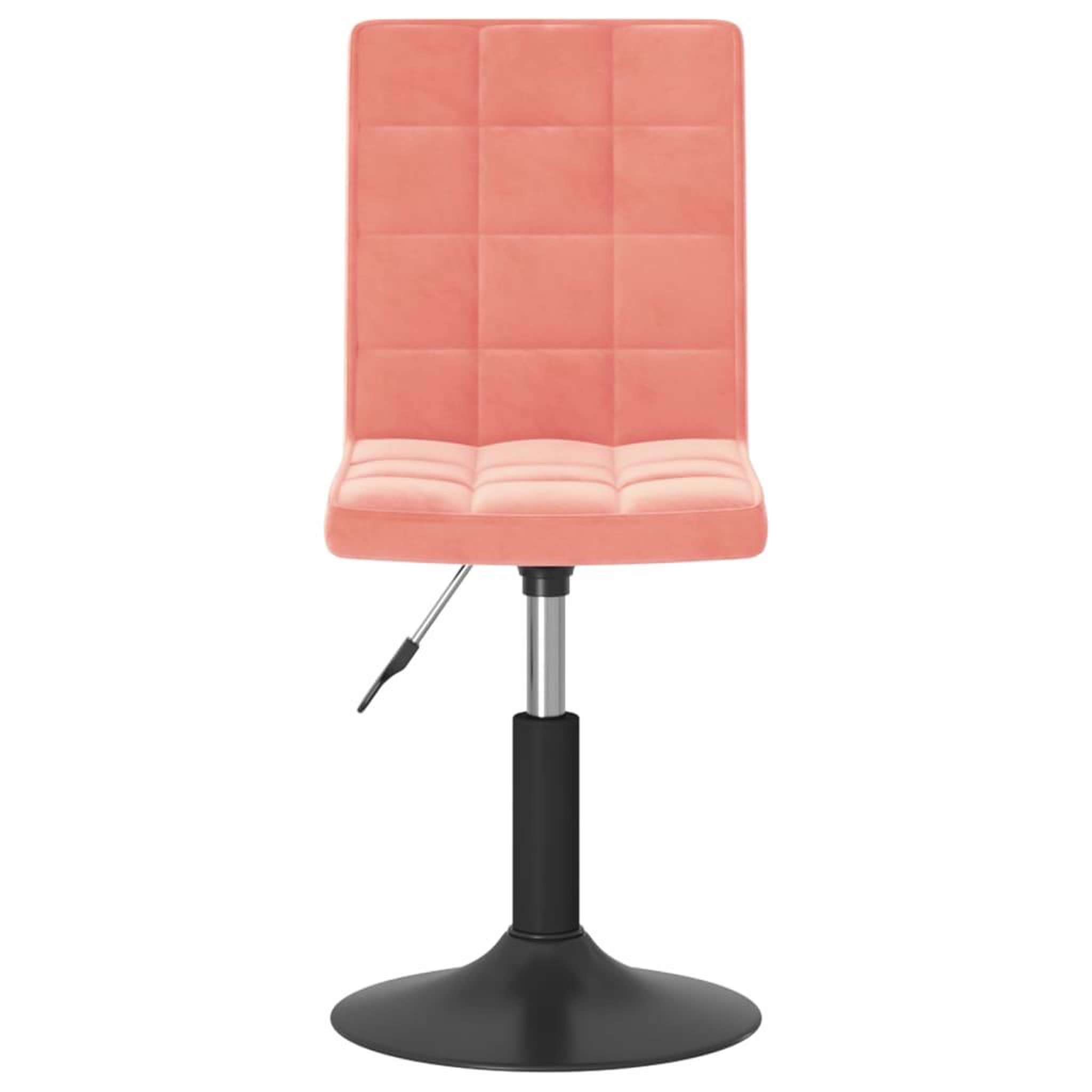 Voir la diapositive 4 : VIDAXL Chaises pivotantes a manger lot de 2 rose velours