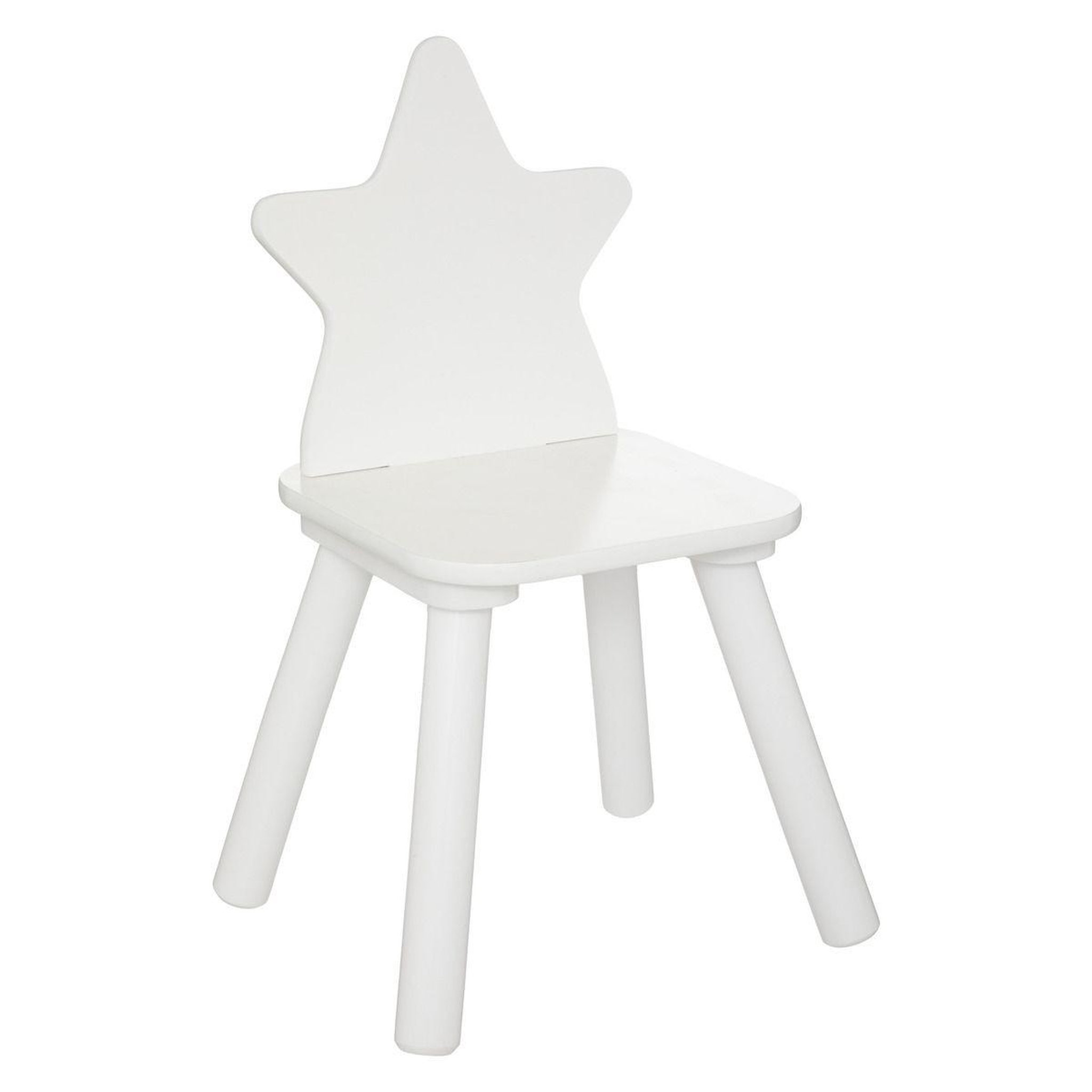 Voir la diapositive 1 : Atmosphera Kids Chaise enfant design étoile  douceur  50cm blanc