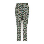 Only Pantalon /Bleu à Motifs Femme Only. Coloris disponibles : Vert