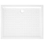 Voir la diapositive 5 : VIDAXL Receveur de douche avec picots Blanc 80x100x4 cm ABS