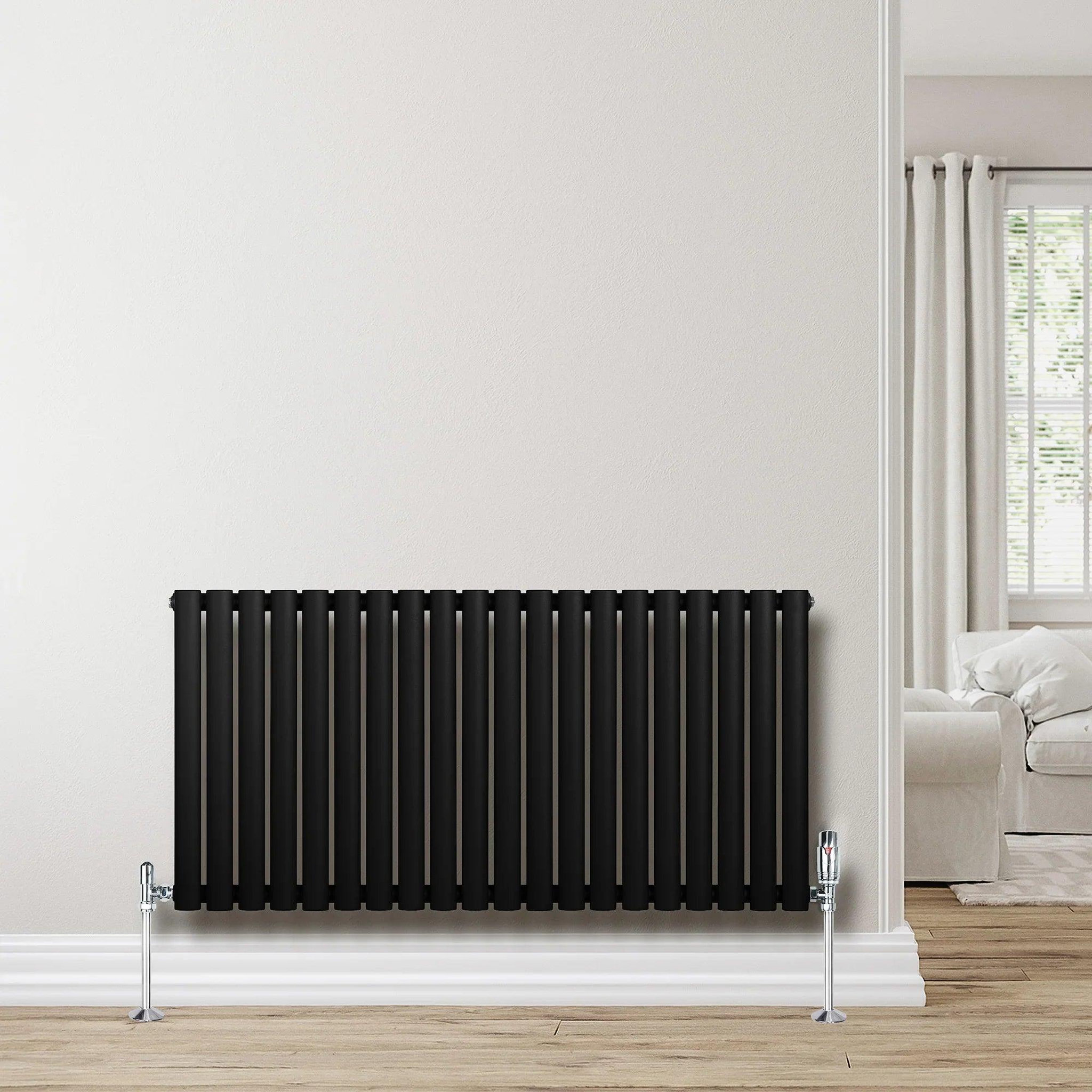 Voir la diapositive 4 : MONSTERSHOP Radiateur à colonnes ovales, 1 panneau - 600 x 1200 mm