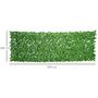 Voir la diapositive 3 : OUTSUNNY Haie artificiel érable brise-vue décoration rouleau 3L x 1H m  feuillage réaliste anti-UV vert