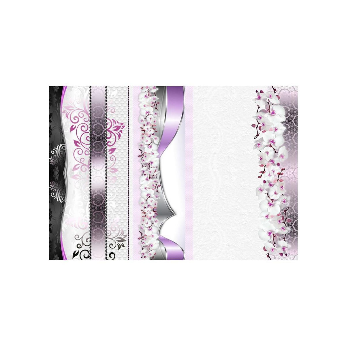 Paris Prix Papier Peint  Parade of Orchids in Violet
