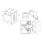 Voir la diapositive 5 : Beko Four intégrable multifonction 72l 60cm pyrolyse noir - BBIE18302XFPS-1