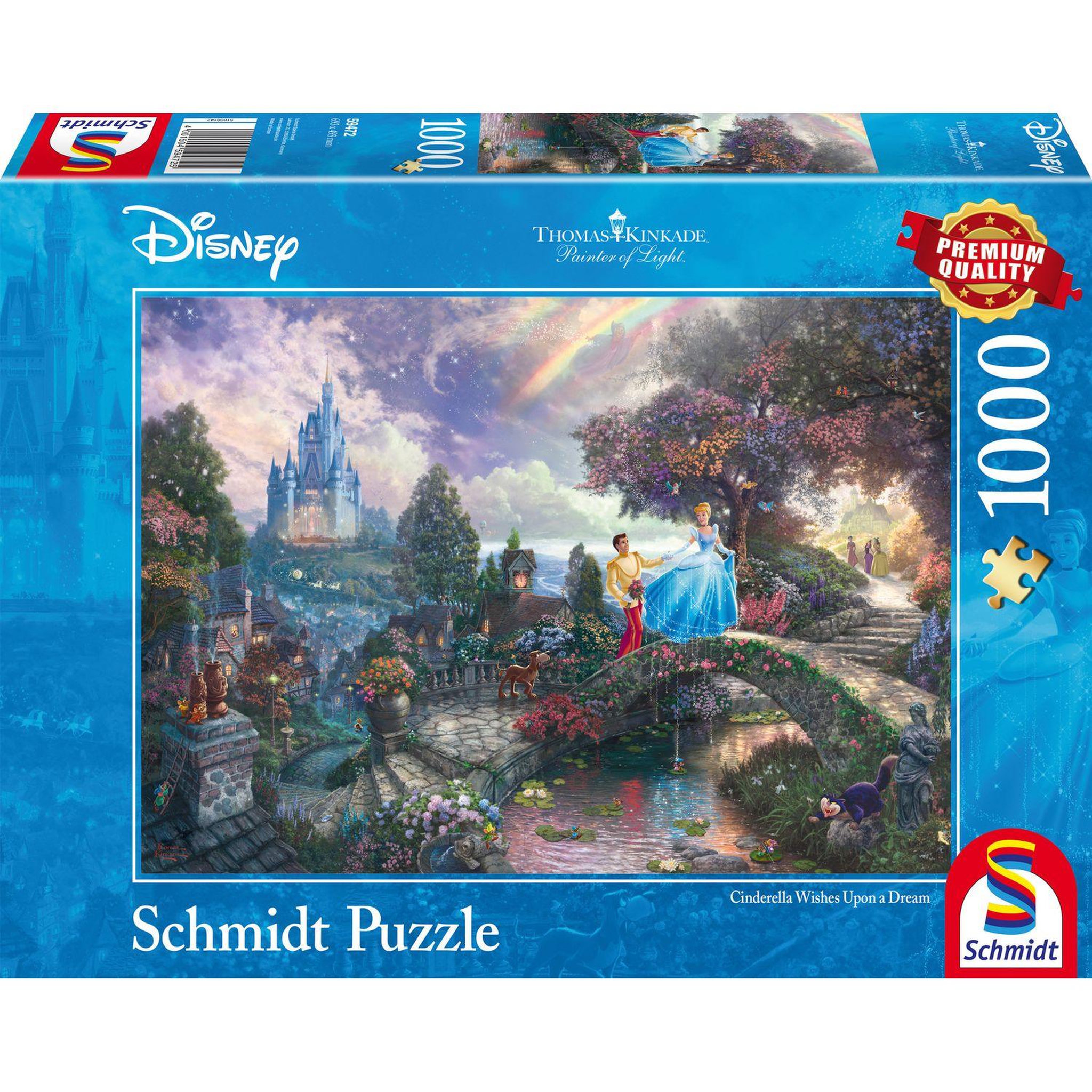 Voir la diapositive 1 : Schmidt Puzzle - Disney Cendrillon - 1000 pièces