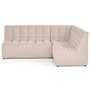 Voir la diapositive 1 : LISA DESIGN Ellie - canapé modulable d'angle réversible 4 places en velours texturé