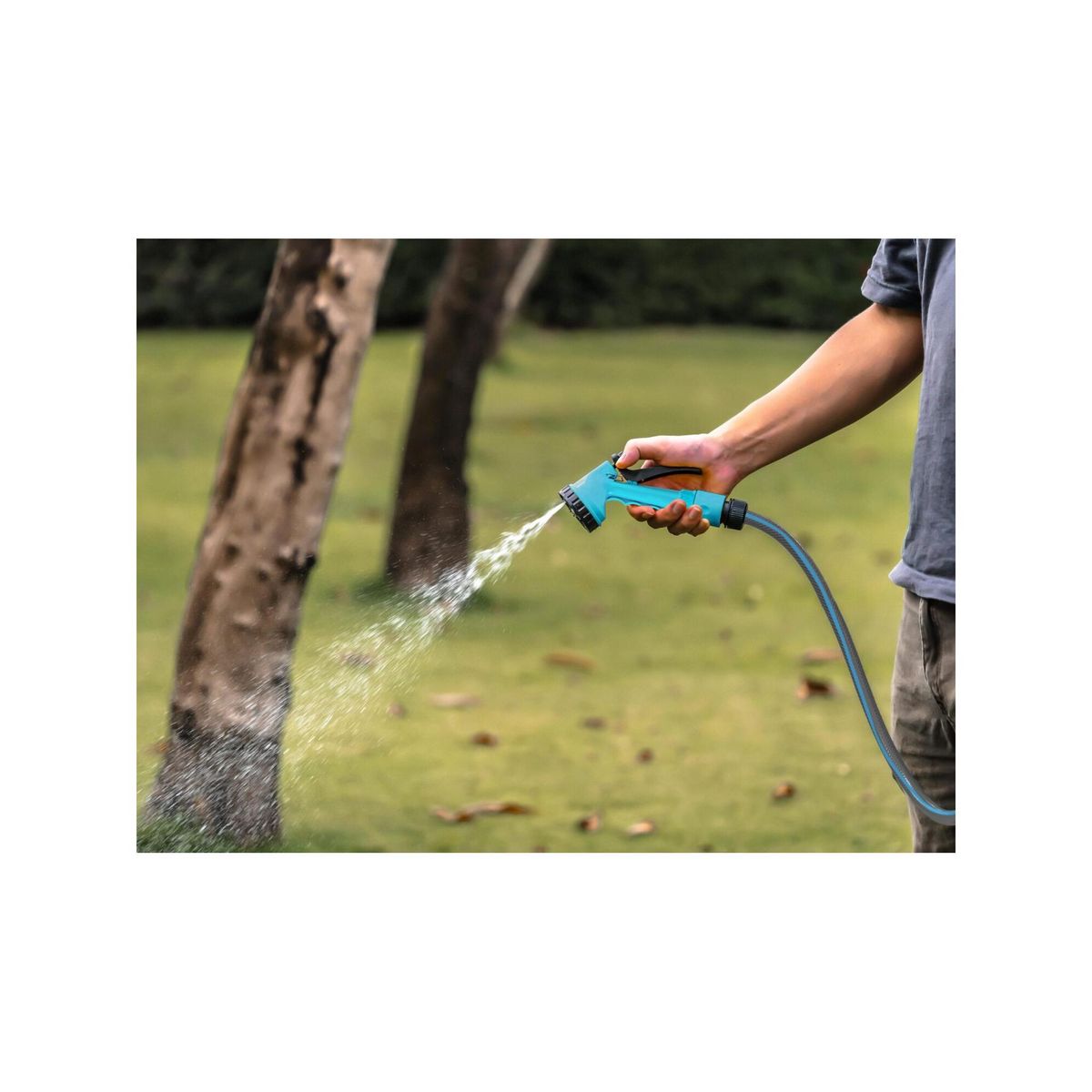 SUAN Tuyau d'arrosage flexible 15 mm - Suan - Kit complet avec accessoires d'arrosage - Longueur : 20m