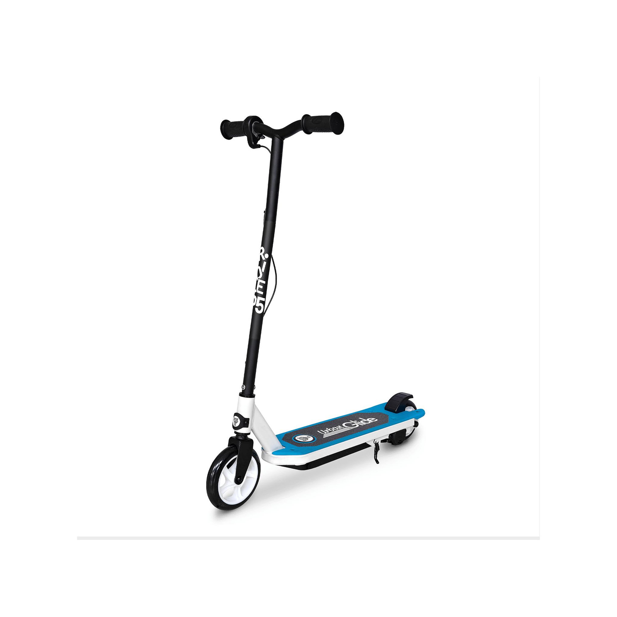 URBANGLIDE Trottinette électrique enfant ride 55 bleu – moteur 30w - 10 km/h - autonomie jusqu'a 40 min - 3-8 ans