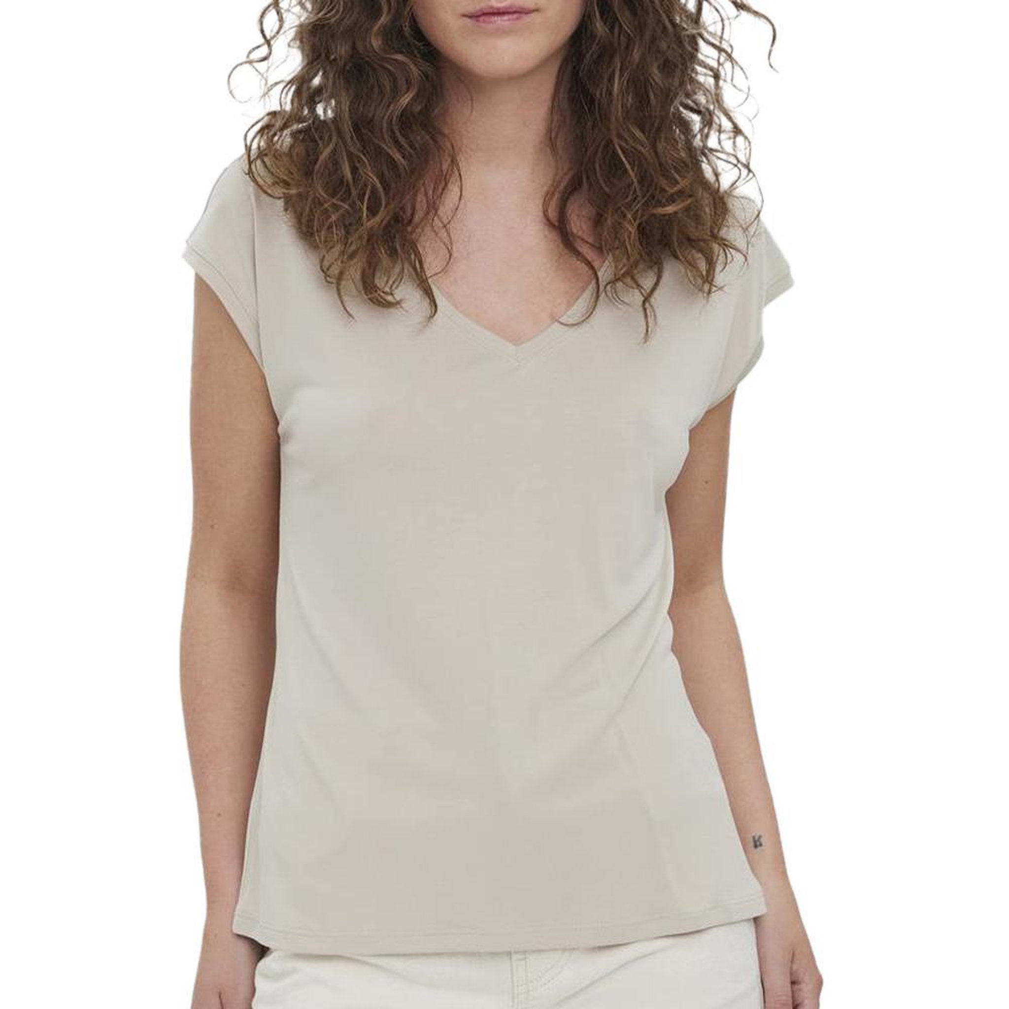 Voir la diapositive 1 : Vero Moda T-shirt Beige Femme Vero Moda 10247666