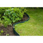 Voir la diapositive 2 : NATURE Bordure de jardin en polypropylene NATURE - Epaisseur 3 mm - H 15 cm x 10 m - Vert