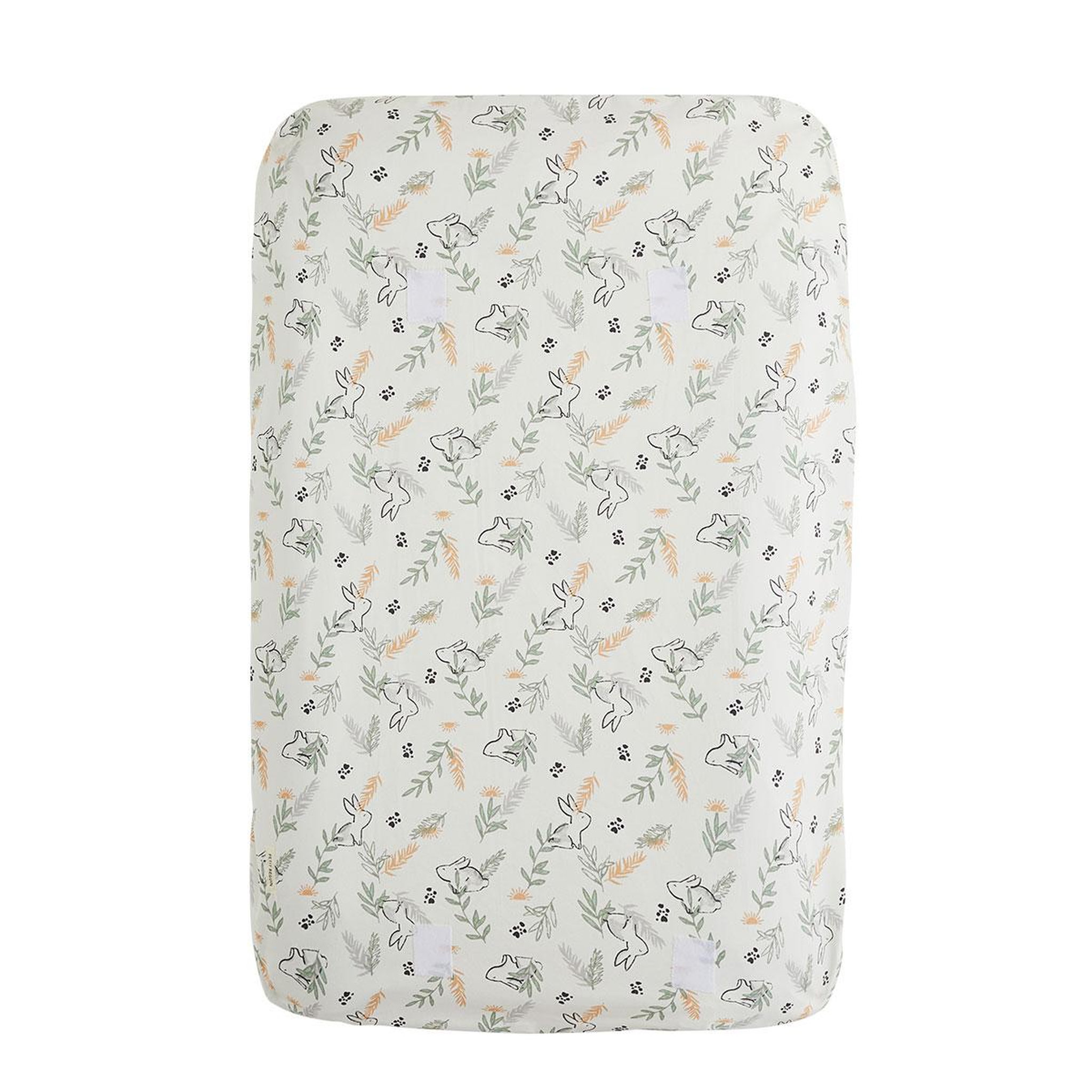 Voir la diapositive 2 : Petit Béguin Housse de matelas à langer + tapis de change frimousse